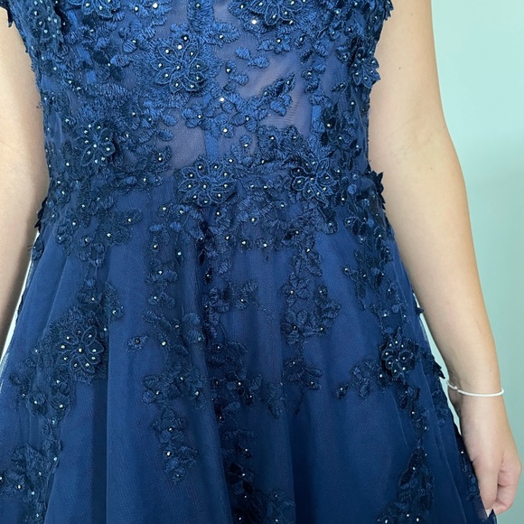 Xscape Chiffon Ballgown - Picture 7 of 12